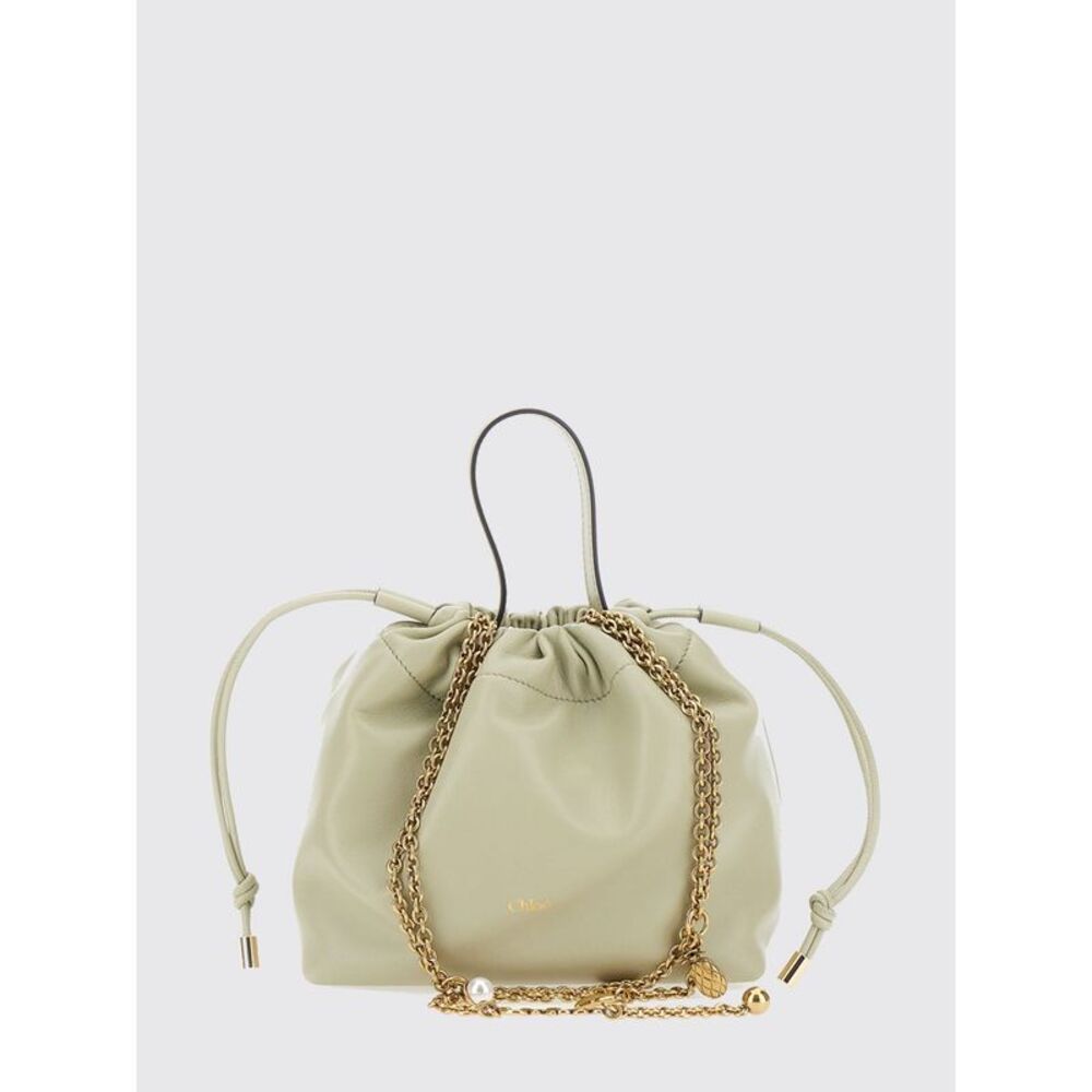 Chloe Women Icons Mini Bucket Bag Chloe In Nappa Leather With Chain Strap